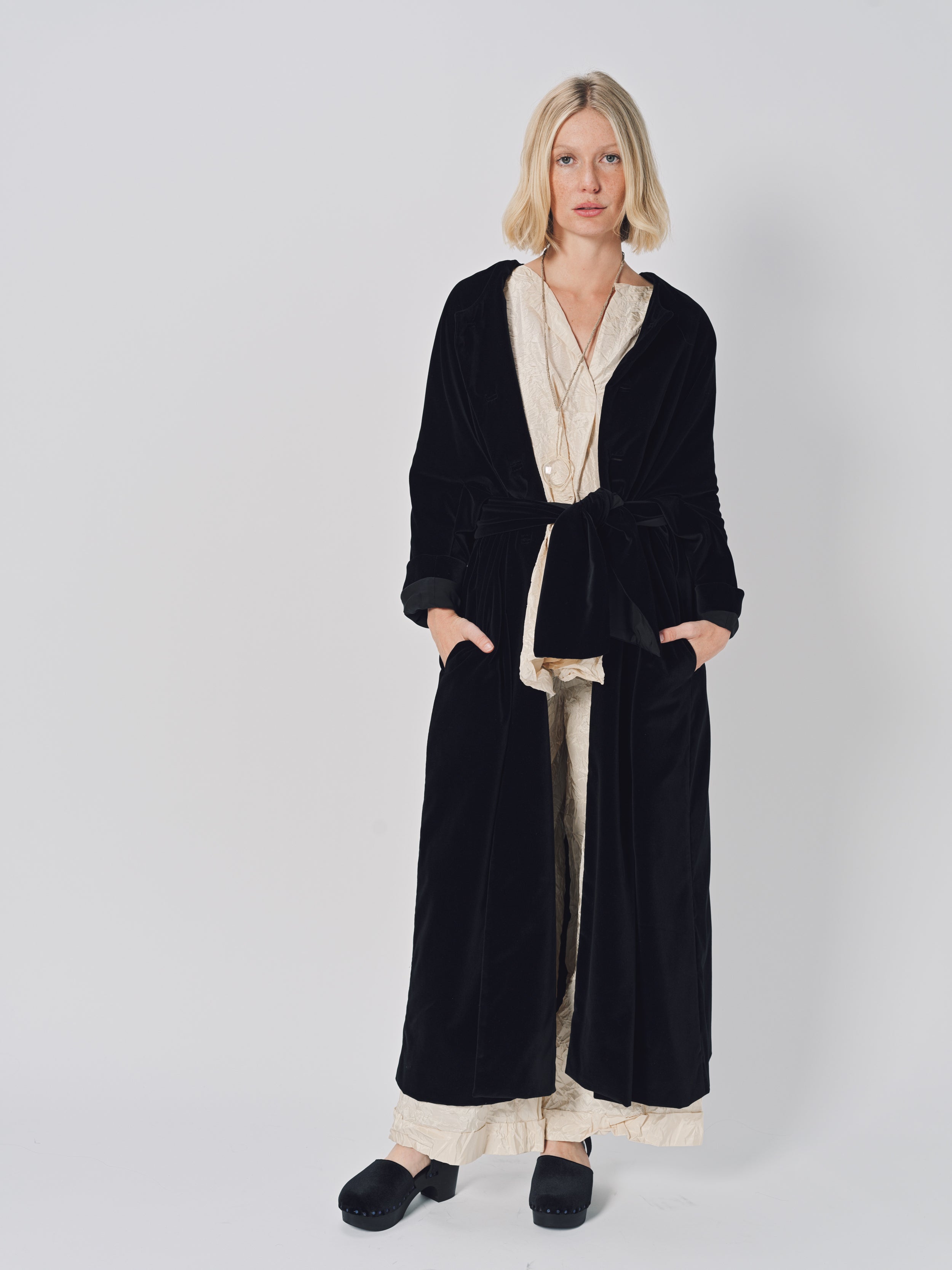 Daniela Gregis Nero Papavero Tasche Fianco Coat Unique / Nero