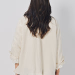 Daniela Gregis Uomo Larga Meda Dbl MC Shirt Bianco Avorio / One size