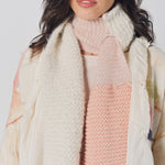 Daniela Gregis Putino Hand Knit Shawl Bianco Panna / One size