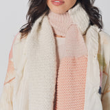 Daniela Gregis Putino Hand Knit Shawl Bianco Panna / One size