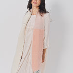 Daniela Gregis Putino Hand Knit Shawl Bianco Panna / One size