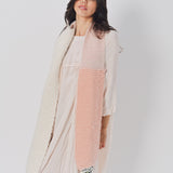 Daniela Gregis Putino Hand Knit Shawl Bianco Panna / One size