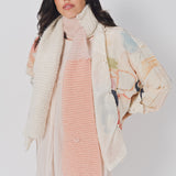 Daniela Gregis Putino Hand Knit Shawl Bianco Panna / One size