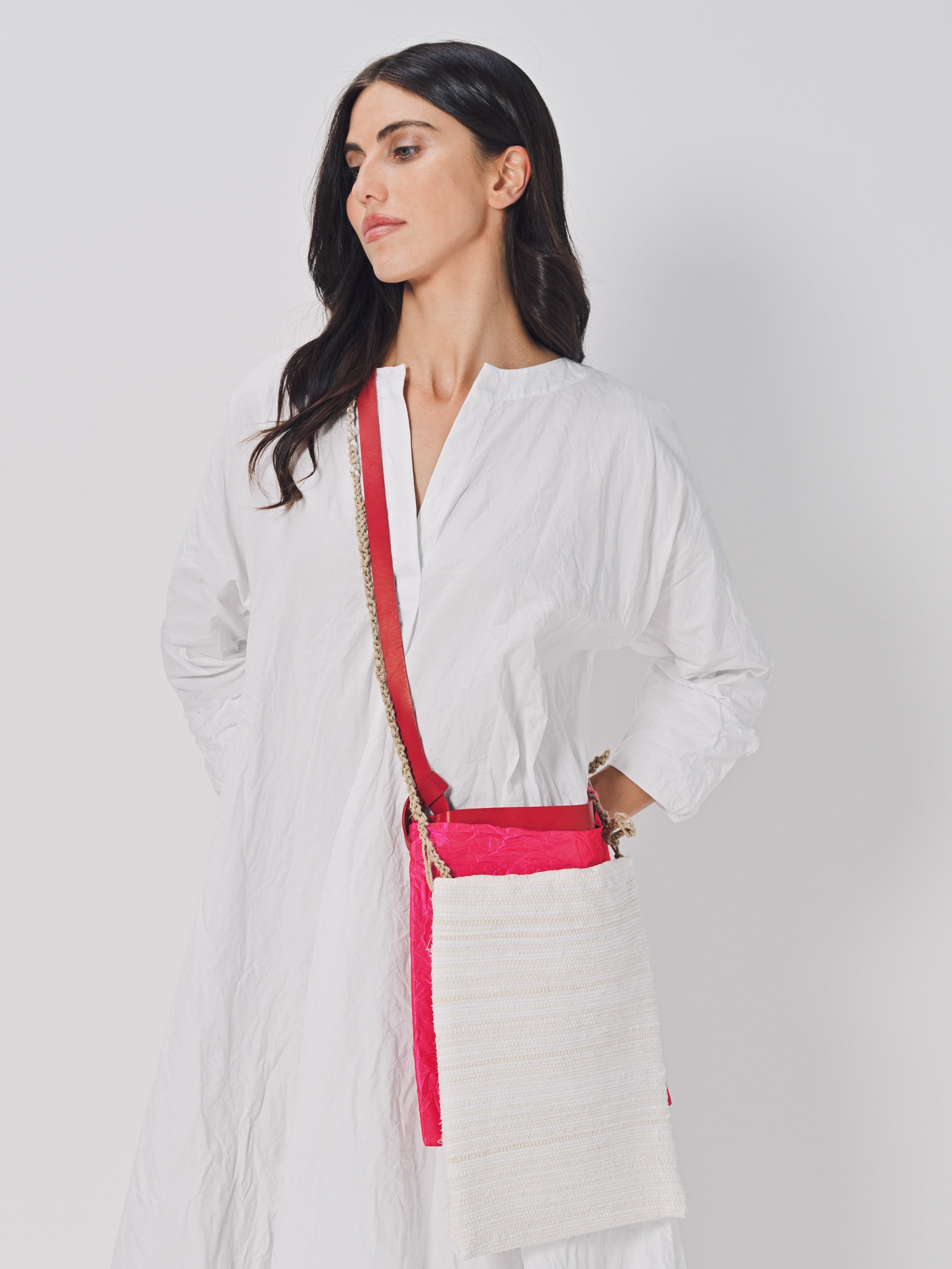 Daniela Gregis Anice Lavata Bag Mix Bianco / One Size