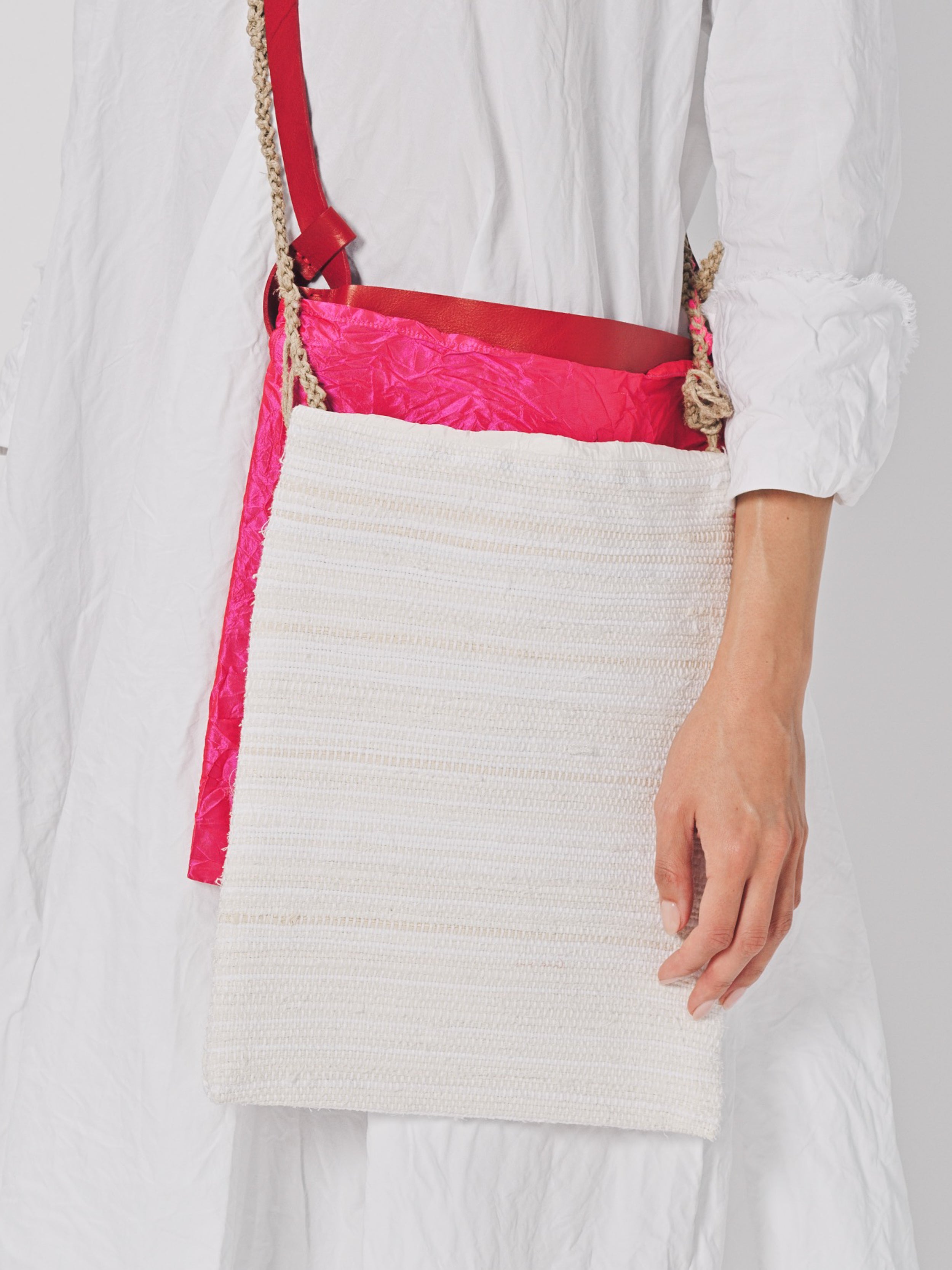 Daniela Gregis Anice Lavata Bag Mix Bianco / One Size