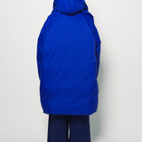 Daniela Gregis Blu Elettrico Piumino Cappuccio Medio Coat
