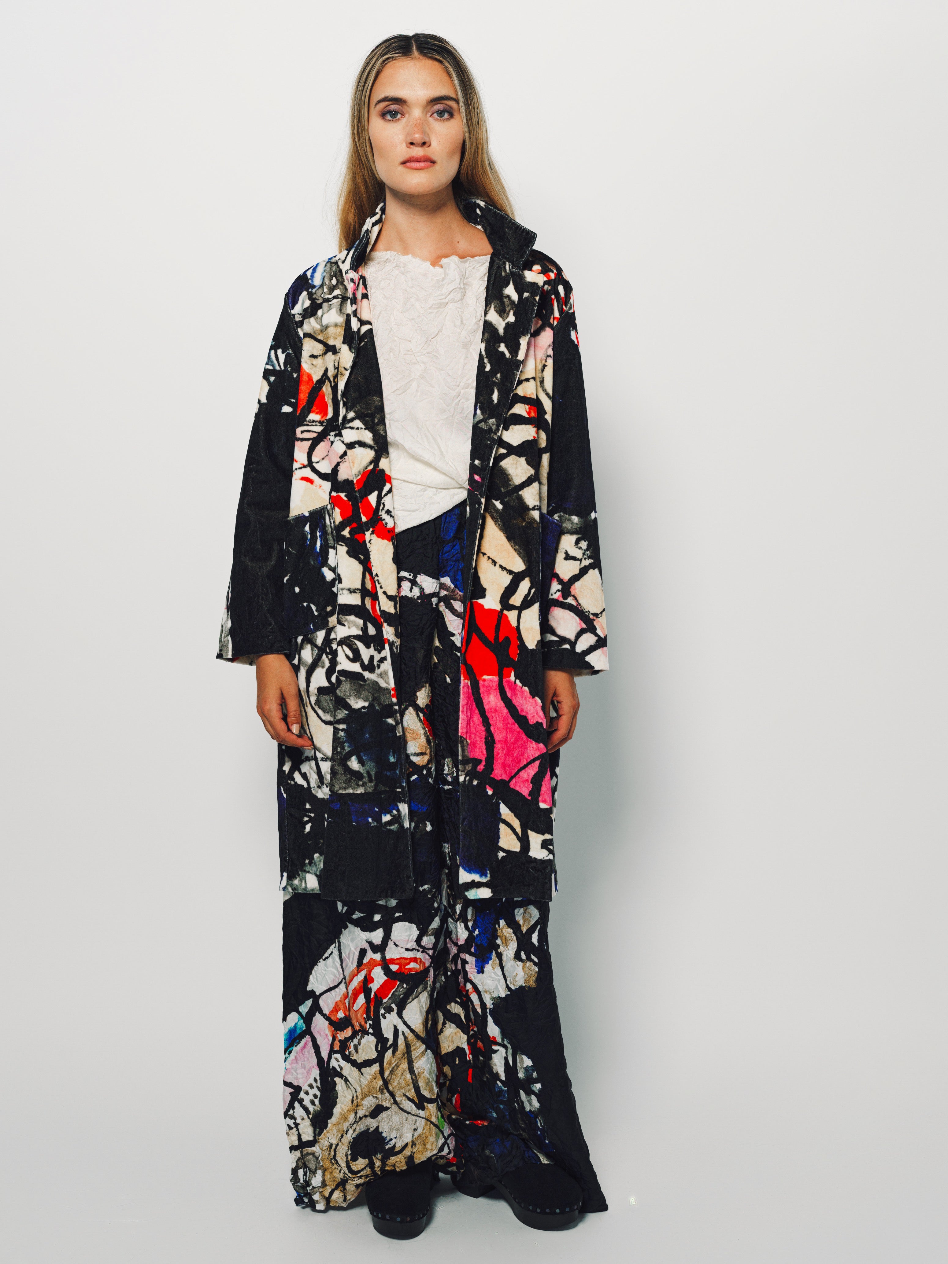 Daniela Gregis D Ginepro Punto Bianco Lavato Coat 2 / D Ginepro