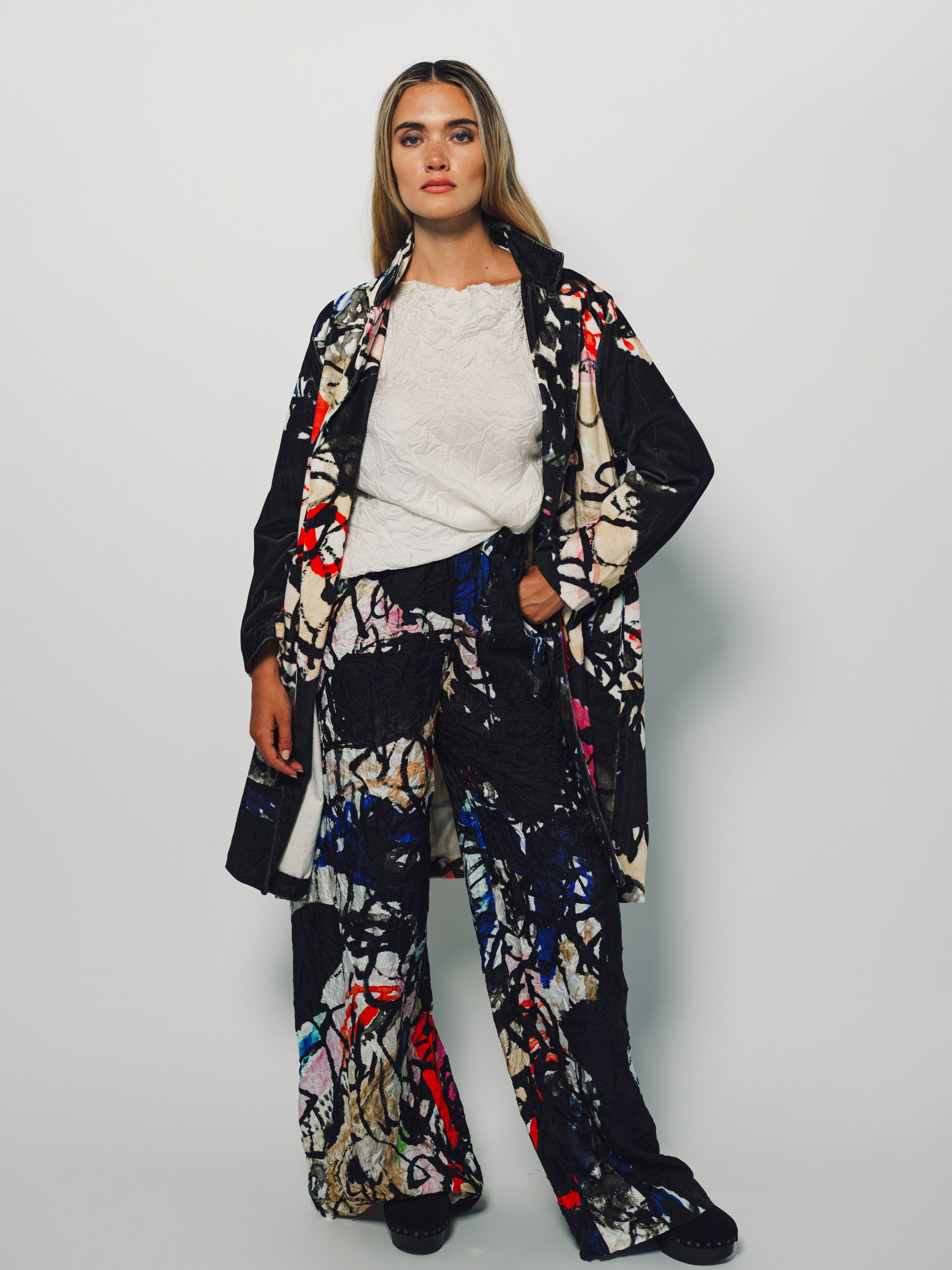 Daniela Gregis D Ginepro Punto Bianco Lavato Coat 2 / D Ginepro