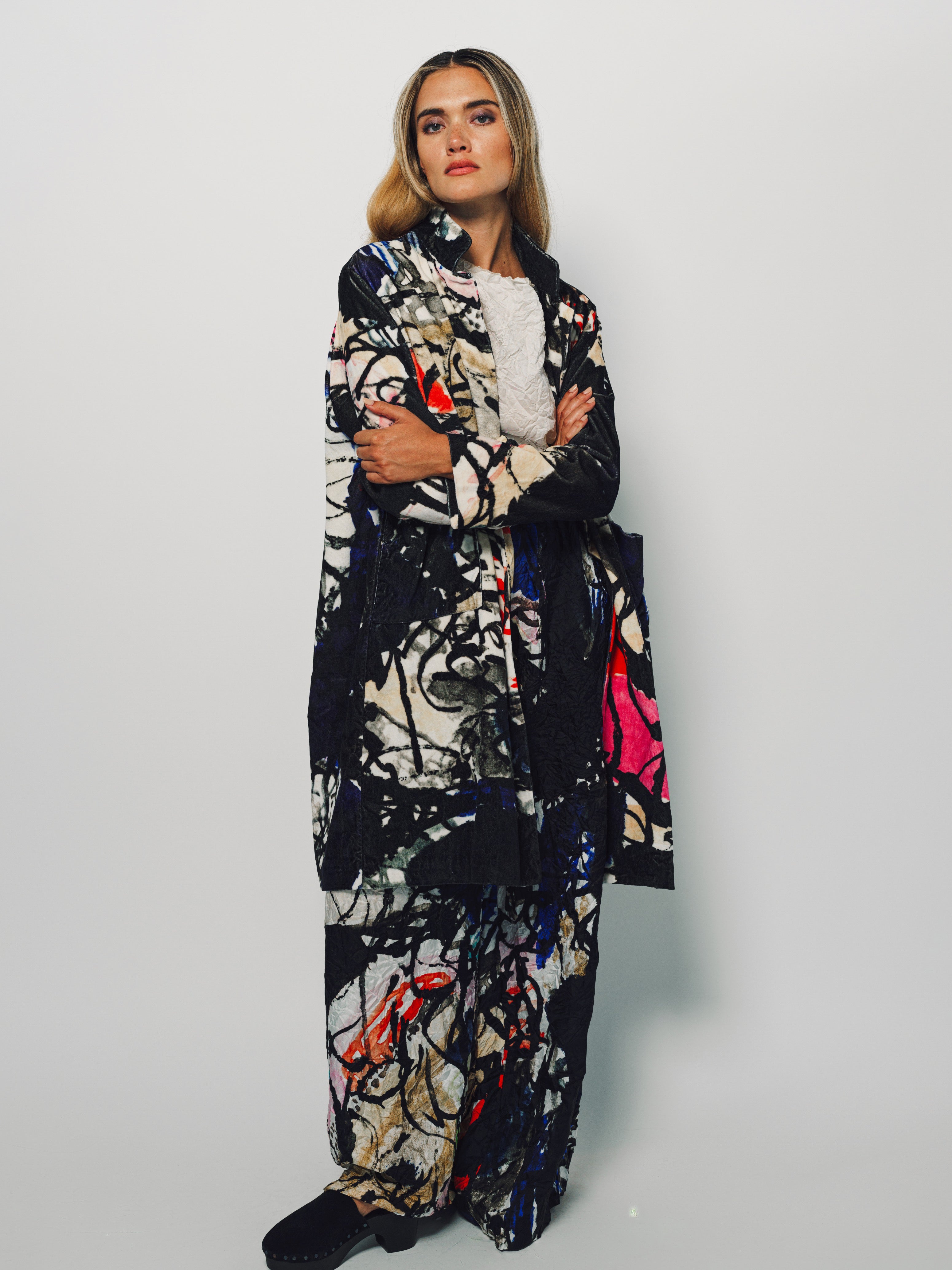 Daniela Gregis D Ginepro Punto Bianco Lavato Coat 2 / D Ginepro
