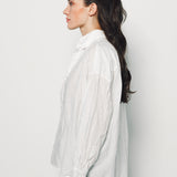 Daniela Gregis Bianco Uomo Larga Corta Lavata Shirt