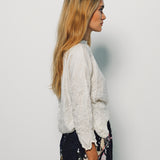 Daniela Gregis Panna Lunedi Cimosa Colllo Shirt Unique / Panna