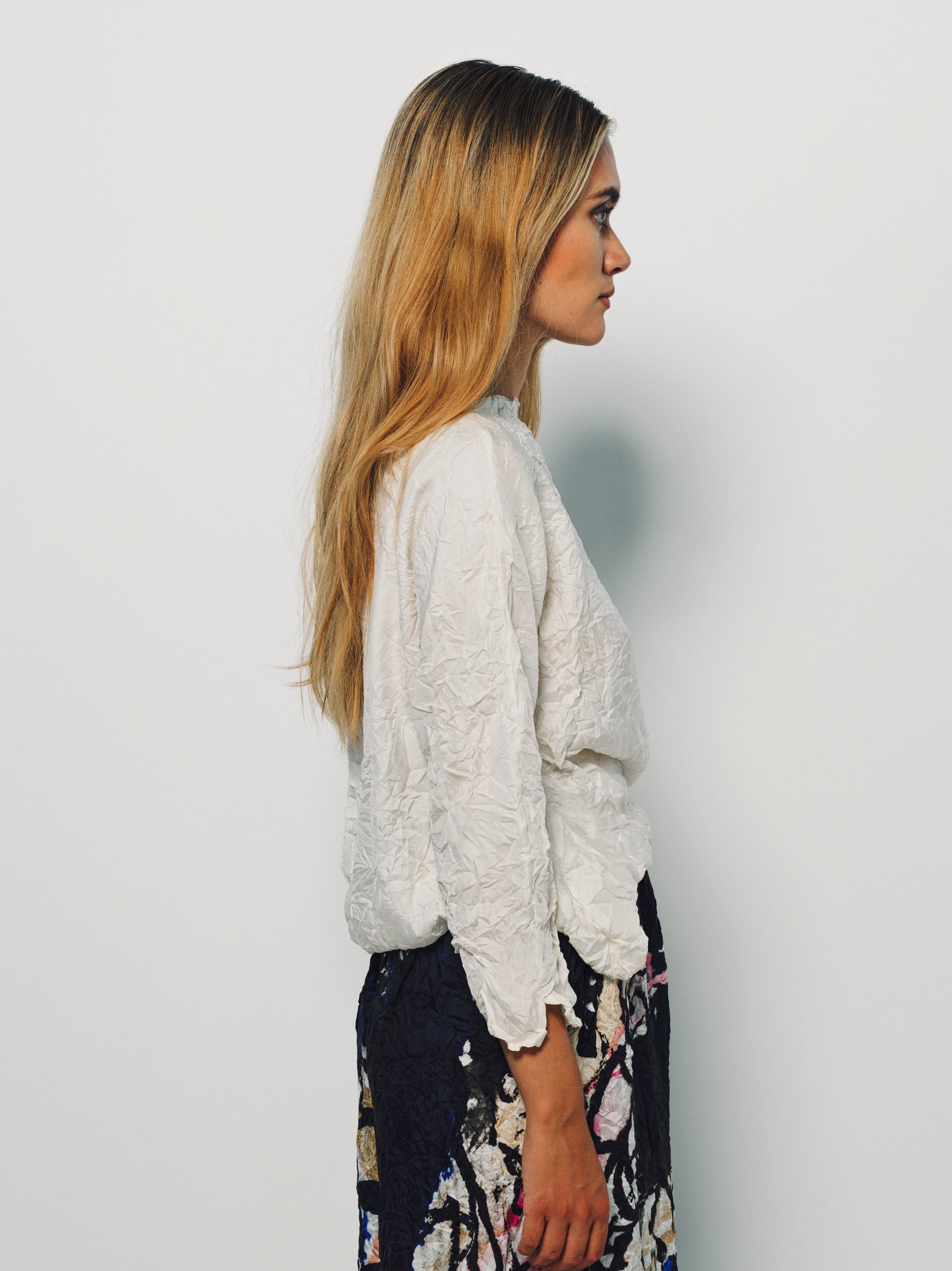 Daniela Gregis Panna Lunedi Cimosa Colllo Shirt Unique / Panna