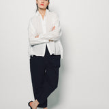 Daniela Gregis Bianco Uomo Larga Corta Lavata Shirt