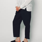 Daniela Gregis Blu Navy Sigaretta Elastico Lavato Pant Unique / Blu Navy