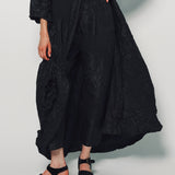 Daniela Gregis Nero Sigaretta Elastico Lavato Pant Unique / Nero