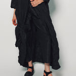 Daniela Gregis Nero Sigaretta Elastico Lavato Pant Unique / Nero