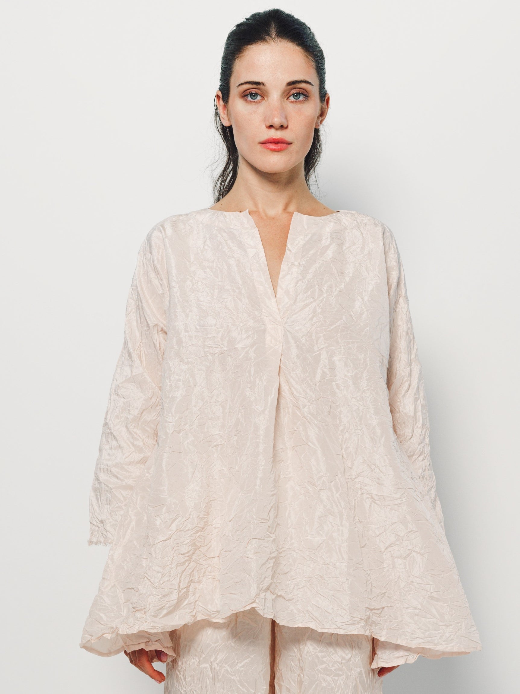 Spicchi Sn Collo Lavata Shirt - Rosa Pale Unique / Rosa Pale