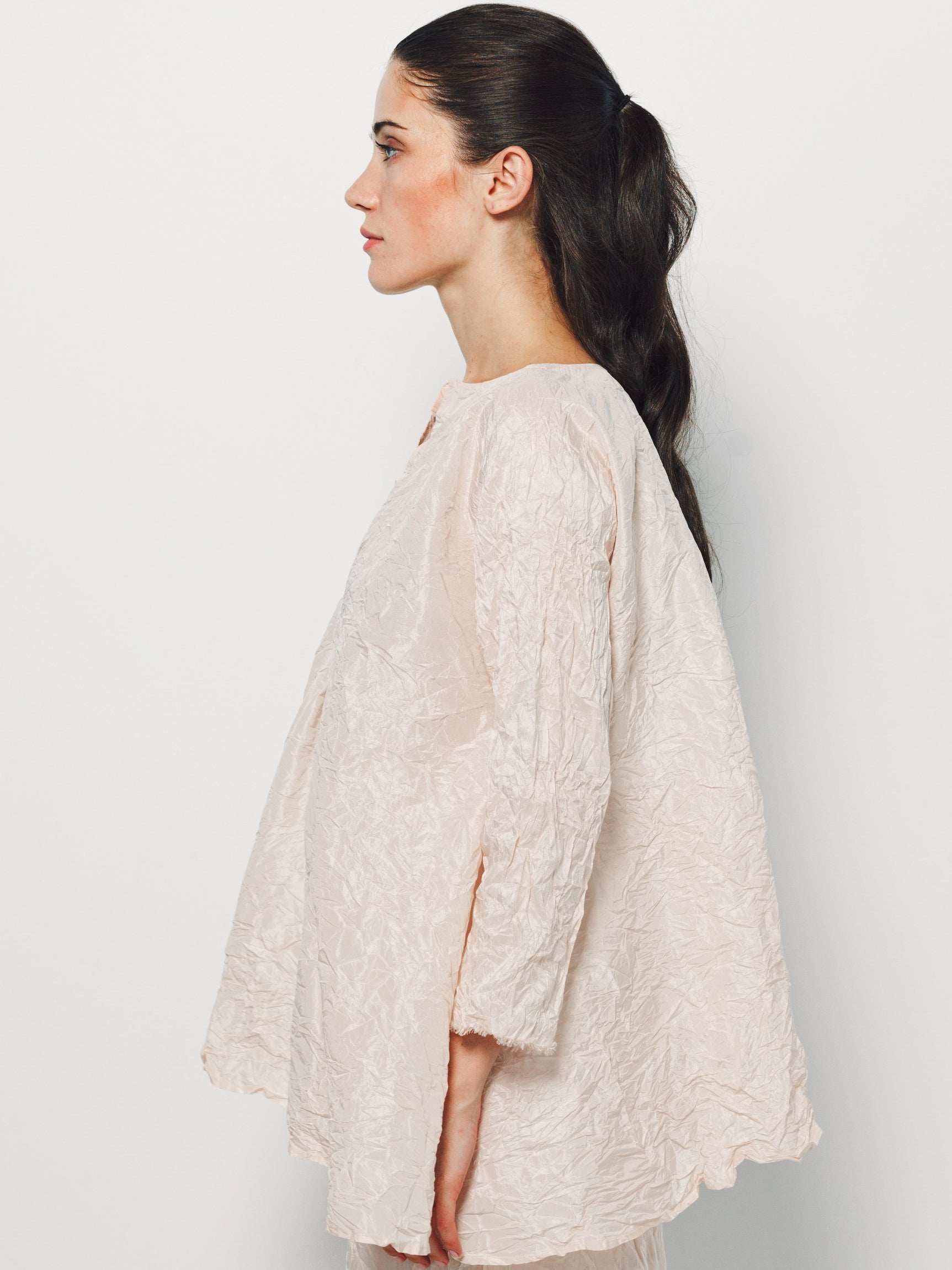 Spicchi Sn Collo Lavata Shirt - Rosa Pale Unique / Rosa Pale
