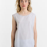 Dusan Drape Back Voile Top
