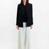 Dusan Crepe Silk Loose Blazer