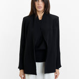Dusan Crepe Silk Loose Blazer