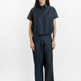 Dusan Cropped Denim Shirt