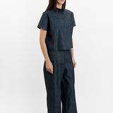 Dusan Cropped Denim Shirt