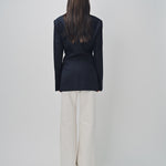 Dries Van Noten Baftan Embroidered Jacket Navy / 36