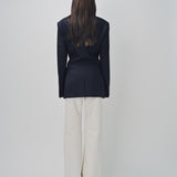 Dries Van Noten Baftan Embroidered Jacket Navy / 36