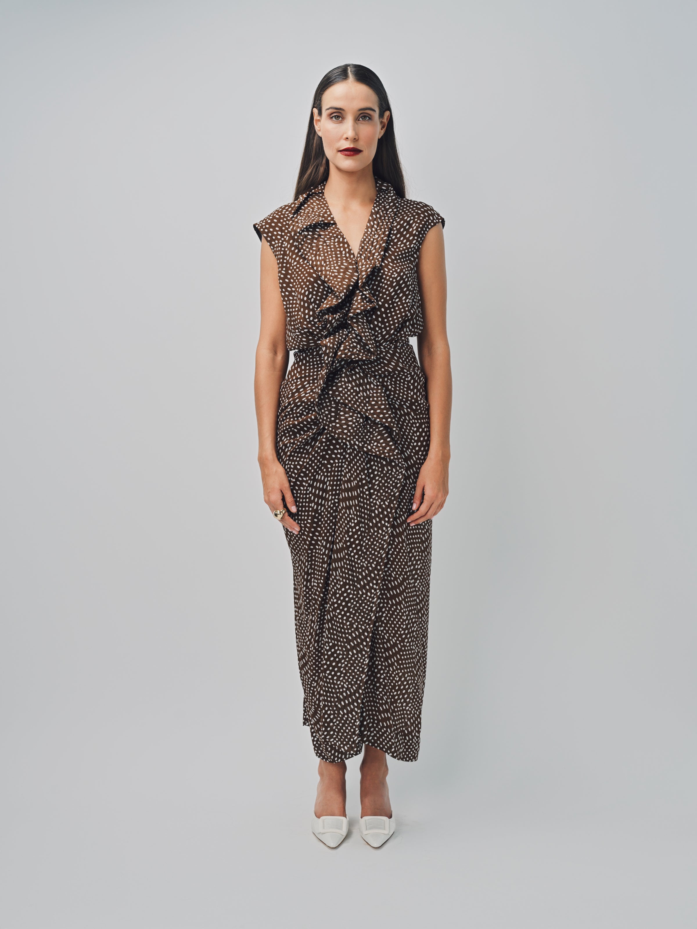 Dries Van Noten Davylo Dress Brown / 40