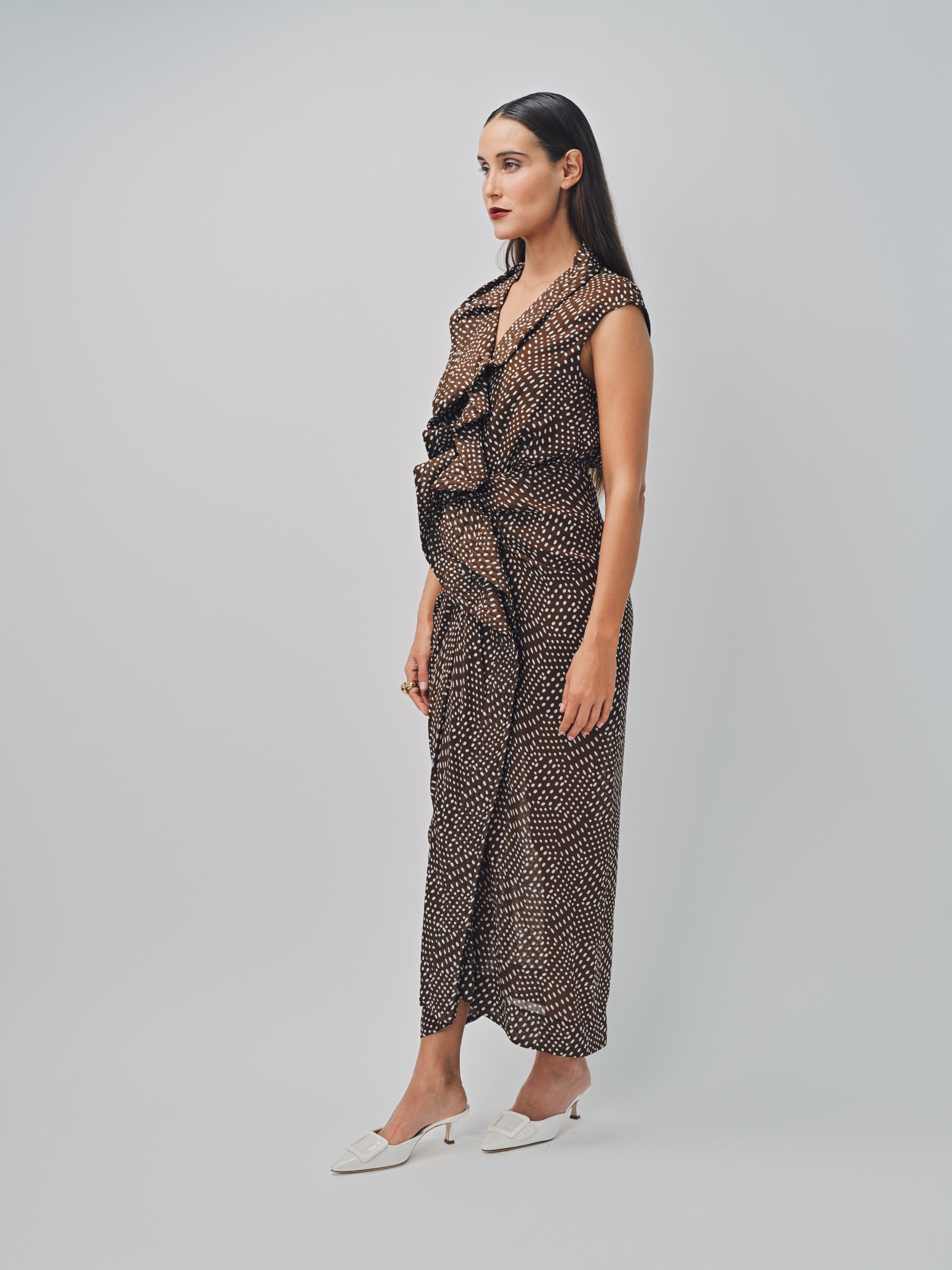 Dries Van Noten Davylo Dress Brown / 40