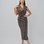 Dries Van Noten Davylo Dress Brown / 40