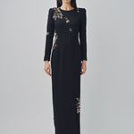 Dries Van Noten Dalista Embroidered Dress Black / 36