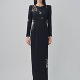 Dries Van Noten Dalista Embroidered Dress Black / 36