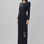 Dries Van Noten Dalista Embroidered Dress Black / 36