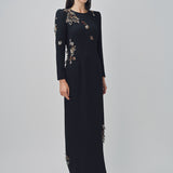 Dries Van Noten Dalista Embroidered Dress Black / 36