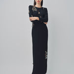 Dries Van Noten Dalista Embroidered Dress Black / 36
