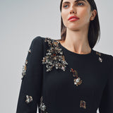 Dries Van Noten Dalista Embroidered Dress Black / 36
