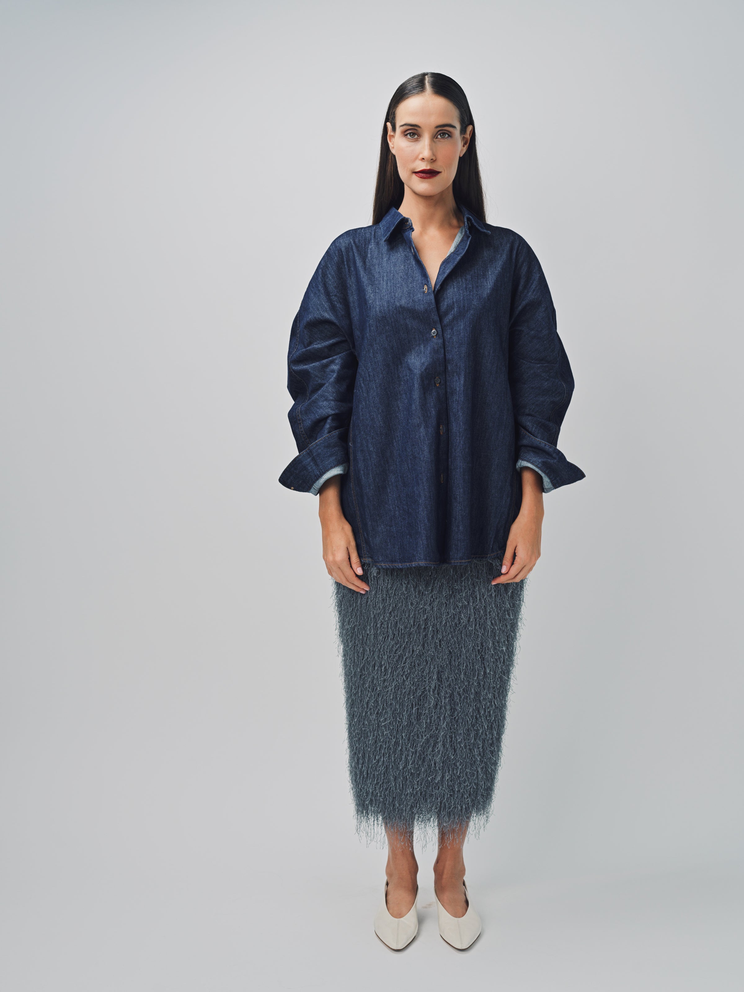 Dries Van Noten Casio Denim Shirt Indigo / M