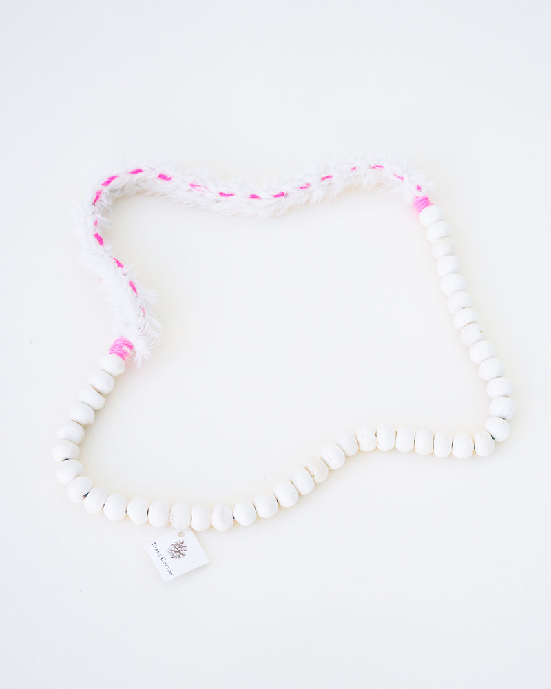 Bone and Crochet Necklace