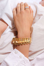 Ileana-Makri-18K-Yellow-Gold-Large-Tile-Bracelet-Amarees