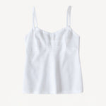 Front view of rice kymber camisole on white background, with no model shown.