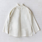 Front view of rice mandarin jacket on white background, with no model shown.