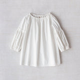 Front view of rice mary ellen mark blouse on white background, with no model shown.