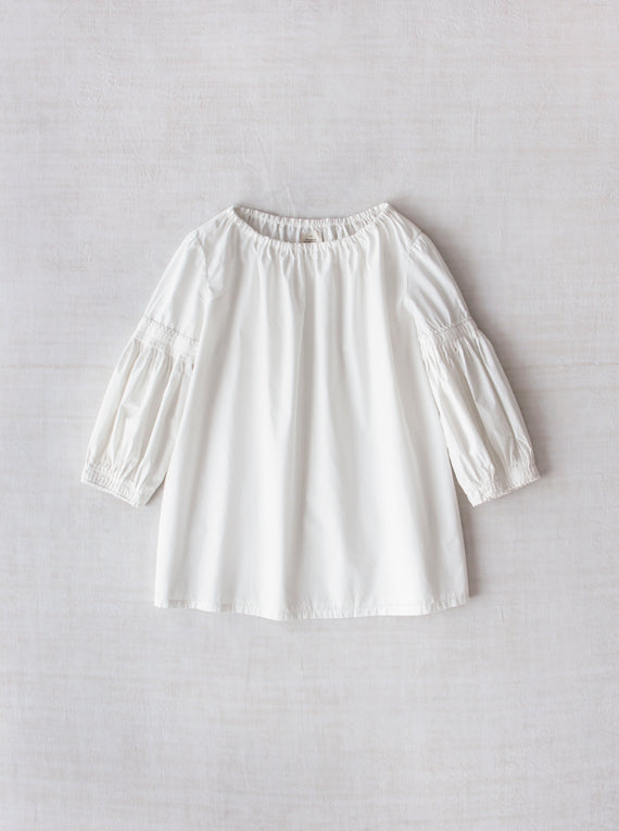 Front view of rice mary ellen mark blouse on white background, with no model shown.