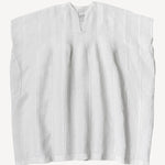Front view of rice yoruba tunic on whiter background, with no model shown.