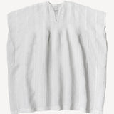 Front view of rice yoruba tunic on whiter background, with no model shown.