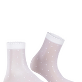 Falke Dot 15 Den Anklets in White