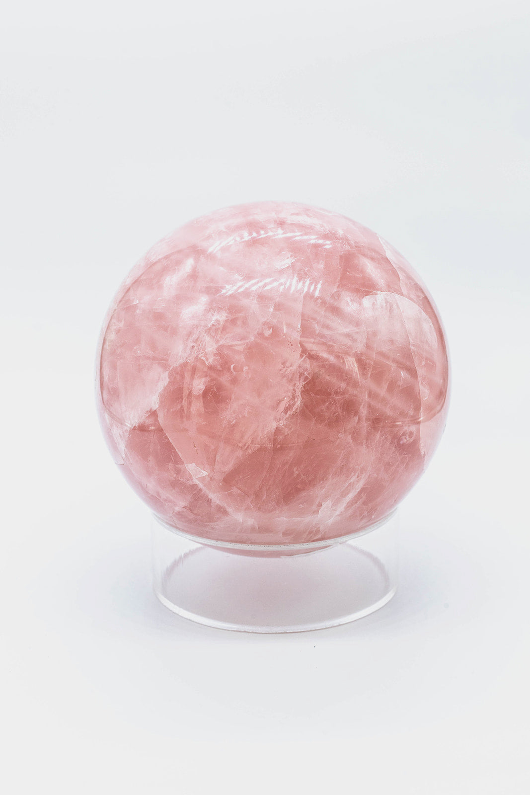 Rose Quartz Sphere with Stand