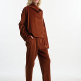 DUSAN Corduroy Carrot Pants